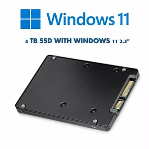 Disque dur SSD 4 To SSD DISQUE DUR PC/ORDINATEUR PORTABLE W11 PRÉCHARGÉ - Photo 1/1