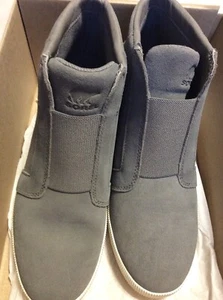 Sorel Out N About wasserdichte Damen-Booties mit Keilabsatz NEU Größe 9 chromgrau & weiß - Bild 1 von 5