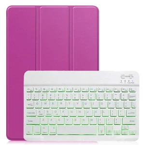 For Samsung Galaxy Tab A9/A9+/S9+/S9FE+ Keyboard Slim Leather Smart Cover Case - Picture 1 of 46