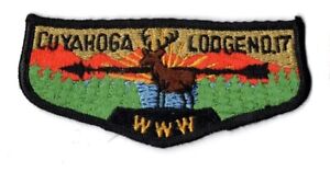 Boy Scout Vintage Cuyahoga Lodge 17 OA Pocket Flap Patch