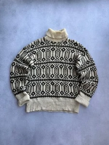 Vintage Runox Scandia Strik Denmark Wolle Rollkragen Herren Pullover Gr. M - Bild 1 von 10