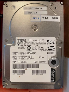IBM Ultrastar 9.6 GB Ultra320 IC35L146UWDY10-0 SCSI  Hard Disk Drive - Picture 1 of 3