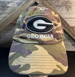 Georgia Bulldogs Camouflage Hat Camo Ball Cap Adjustable Size Youth - Picture 1 of 9