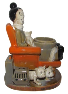 YANKEE CANDLE BONEY BUNCH NINE LIVES LATER CAT LADY VOTIVE CANDLE HOLDER RETIRED - Picture 1 of 10