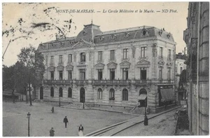 MONT-DE-MARSAN 40 Cercle Militaire, Musée CPA écrite à Mr Villenave Béziers 1910 - Picture 1 of 2