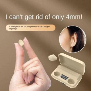 Unsichtbare drahtlose Bluetooth Headset Mini Running Sport wasserdichte Headset - Bild 1 von 23