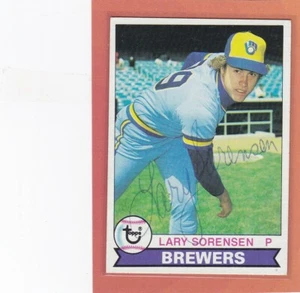 BÉISBOL DE CERVECEROS AUTÓGRAFO LARY SORENSEN *106 - Imagen 1 de 1