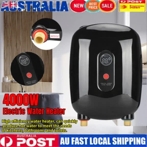 Electric Tankless Instant Hot Water Heater 3500W Shower 220V Home Tap Faucet - Picture 1 of 12