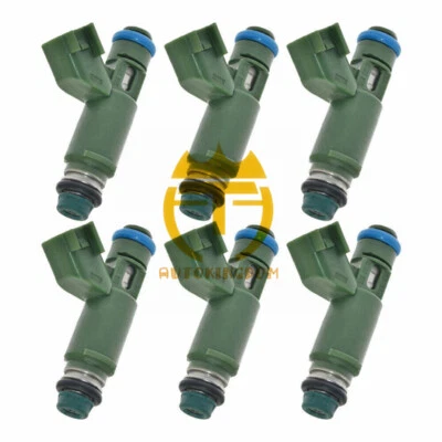 Inyectores de combustible de alta calidad 6 piezas 1X43-AB aptos para Jaguar X tipo 2,5 L 3,0 L 2002-2005 Foto 1 de 4