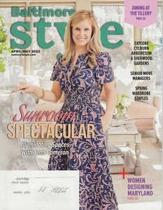Baltimore Style Magazine April/May 2022 SUNROOM SPECTACULAR Illuminating Spaces - Imagen 1 de 1