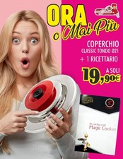 magic cooker coperchio diametro 21 più ricettario offerta
