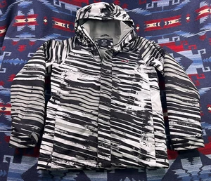 Oakley Giacca Isolata Snowboard Neve Sci Panda Zebra Nero Bianco Cappotto Uomo S/M - Foto 1 di 14