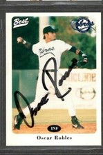 1996 Best #22 Oscar Robles Kissimmee Cobras Baseball Signed Autograph (H69) 