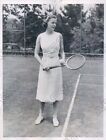 1937 Ethel DuPont spielt Tennis Presse Foto
