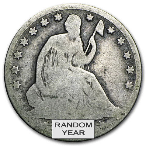 1839-1891 Liberty Seated Half Dollars Avg Circ - SKU #5288 Cover