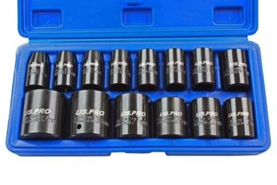 US PRO 14pc 1/2dr Shallow Metric Impact Sockets 10 - 32mm 1679 - Image 1 of 3