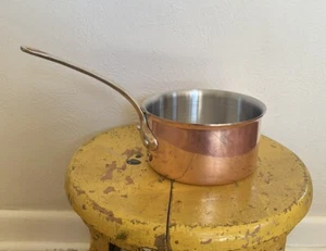 Vintage Williams-Sonoma Copper 2 Qt. Sauce Pot Made in France - Picture 1 of 10
