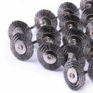 20pcs Rotary Steel Wire Brush Drill Polishing Wheel Set Tool For Rust Removal - Picture 1 of 11