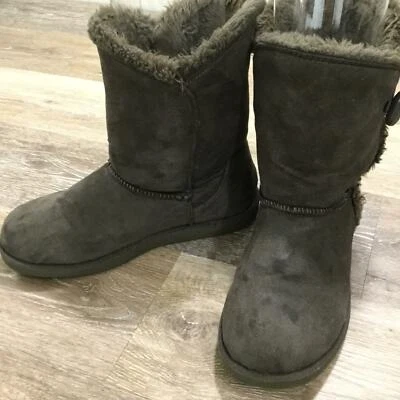 Bota AIRWALK Sherpa Forrada Marrón Nieve Piel de Oveja Para Mujer Talla 9 Foto 1 de 4
