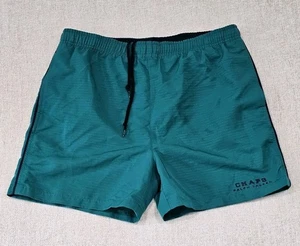 De Colección Chaps Ralph Lauren Para Hombres Traje de Baño Bañador Pantalones Cortos Verde Malla Náutica Forrado M - Imagen 1 de 8