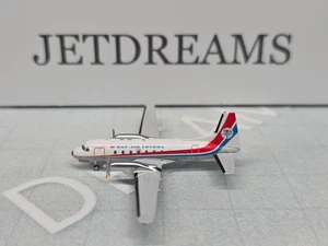 1/400 DAN AIR LONDON HAWKER SIDDELEY HS-748 1970'S COLORS G-AZSU AEROCLASSICS - Picture 1 of 7