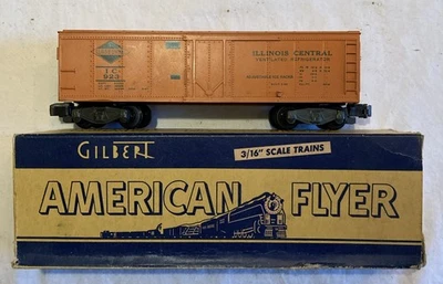 Gilbert American Flyer 923 Illinois Central Refrigerated Box Car w/ Box - Image 1 of 4