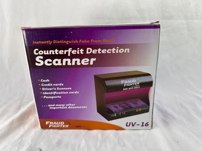 UVeritech UV-16P Fraud Fighter Counterfeit Detection Scanner New in Box - Image 1 of 4