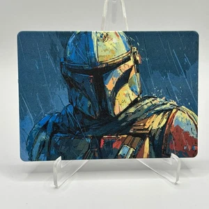 Mandalorian Digital Art Card 1/1 PaintOholic Signed one of one - Picture 1 of 4
