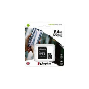 Kingston 64GB Micro SD Memory Card (Class 10) - With SD Adaptor - Picture 1 of 1