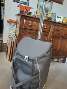 RADLEY Holdall on Wheels- Single Handle- Dark Grey /Pink- GC - Picture 1 of 15