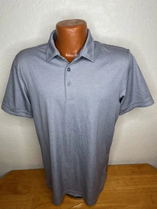 Herren Travis Mathew Golf S/S Polo/Golfshirt Medium M - grau - Polyester - Bild 1 von 6