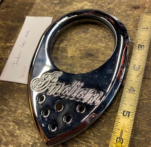 Gilroy Indian Scout Spirit 2002-2003 Chrome Dash Speedometer Cover Panel Bezel - Bild 1 von 6