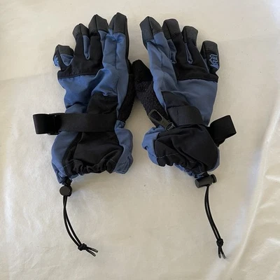 Guantes de esquí y snowboard cooperativos REI de colección años 90 guantelete aislante azul negro L/XL Foto 1 de 4