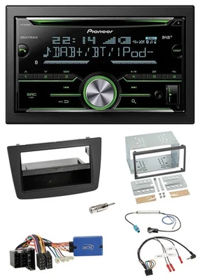Pioneer Bluetooth Lenkrad DAB 2DIN USB CD Autoradio für Alfa Romeo Mito ISO 955 - Bild 1 von 4