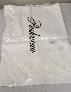 Neu Pashmina weißes Tuch Halstuch Schal - Bild 1 von 3