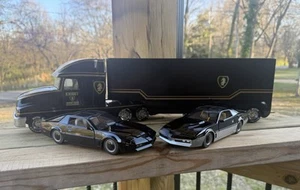 Knight Rider 3 Piece Set; FLAG SEMI, KITT, KARR car 1:24 Scale - Picture 1 of 14