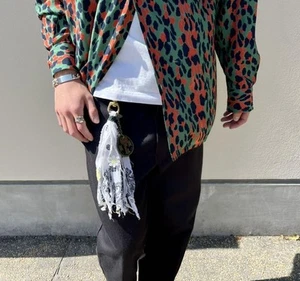 Visvim Men Wallet Vintage Bandana Keychain ''Military'' Limited Edition VHTF Rar - Picture 1 of 7