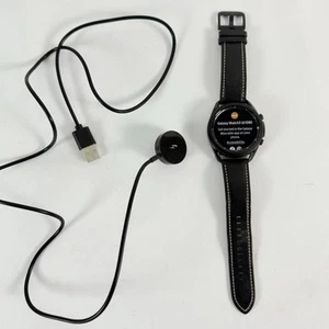 Samsung Galaxy Gear Watch 3 (61DB) Black Smart Watch 3 Stainless Steel Case - Picture 1 of 8