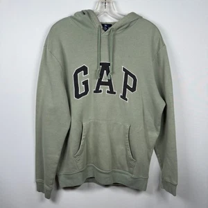 Vintage Teen GAP Hoodie Sweatshirt Green Logo Size M - Picture 1 of 7