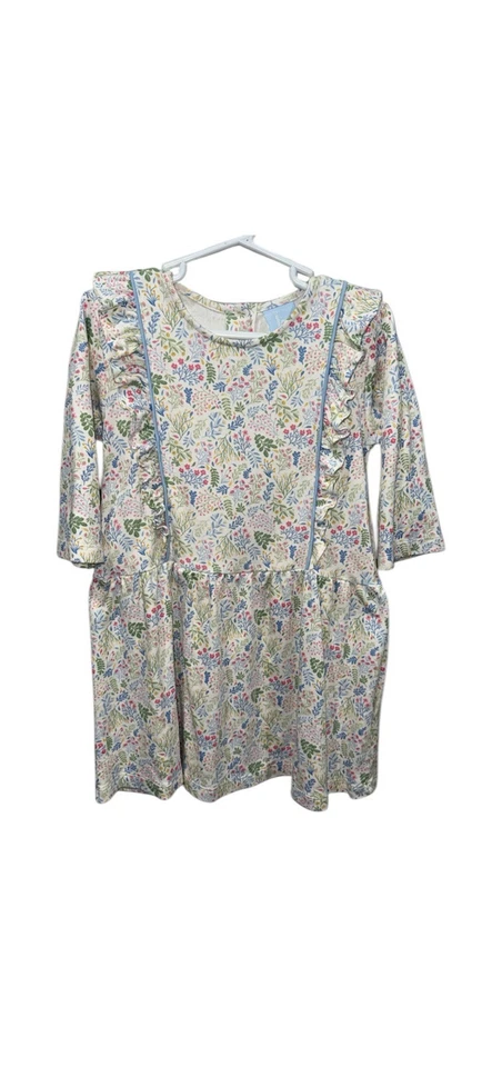 Vestido Louise Bella Bliss Maizy Floral Algodón Pima Niña Talla 6 Impecable $60 Foto 1 de 4