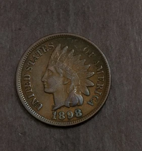 Lotto dettagli XF centesimo indiano 1898 F 795 - Foto 1 di 2