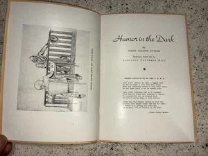1935 booklet Humor in the Dark" A True Story Black Americana~Jessie A. Butler~ - Imagen 1 de 7
