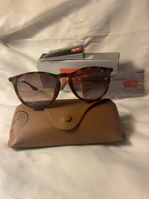 Gafas de sol Ray-Ban Erika RB4171 para mujer marco Habana tortuga nuevas en caja Foto 1 de 4