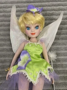 Disney Tinker Bell Porcelain Keepsake Doll 2004 with Brass Key - Picture 1 of 8