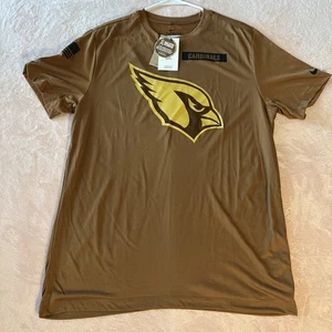NWT Men's Large Nike Salute to Service Dri-Fit NFL Arizona Cardinals Brown Shirt - Picture 1 of 5