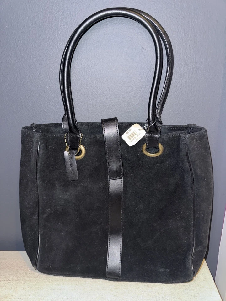 Bolso de Mano Bath & Body Works Cuero Gamuza Negro Mujer Grande - 11 x 10 x 3 Foto 1 de 4