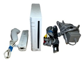 Nintendo Wii Console W/ Cords, Controller & Nunchuck RVL-001(USA) Tested Works