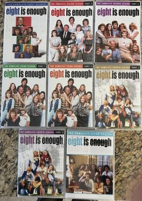 EIGHT IS ENOUGH COMPLETE TV SERIES ALL 5 SEASONS Like New Tested DVD 1 2 3 4 5 - image 1 of 3