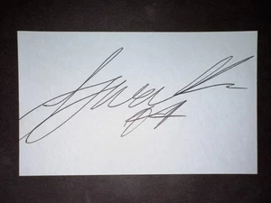 Taijuan Walker, MARINERS (2013 Debut) SIGNED 3x5 Index Card (HS) - Picture 1 of 1