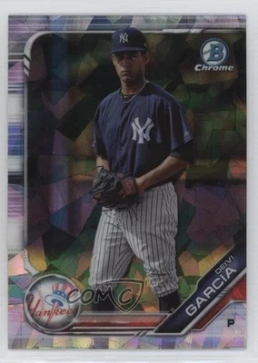 2019 Bowman Chrome Draft Sapphire Edition Deivi Garcia #BDC-164 - Image 1 of 2